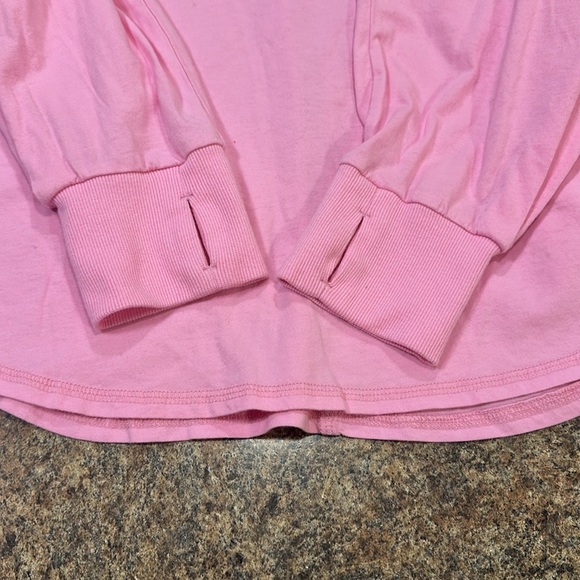 JoyLab V Neck Long Sleeve Pullover Top Pink Womens Size XL - Picture 9 of 11